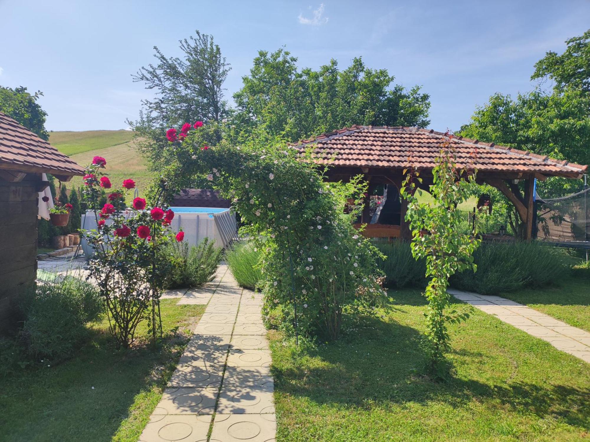 Pod Orehom Drvena Kuca I Sauna Hotel Krapina Exterior foto